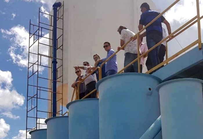 Presidente da Cagepa visita ETA de Triunfo e autoriza melhorias no sistema de abastecimento d’água